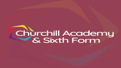 Churchill Academy & Sixth Form building in Winscombe