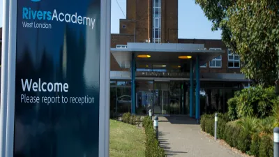 Rivers Academy West London building in Feltham