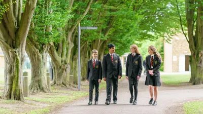 Bassingbourn Village College building in Royston