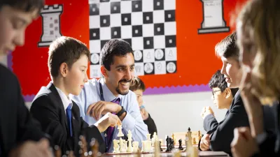 Southborough High School building in Surbiton