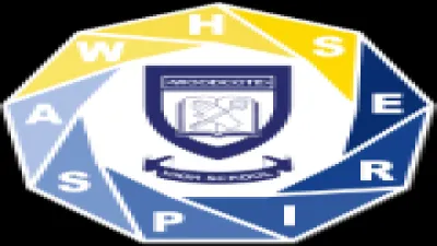 Woodcote High School building in Coulsdon