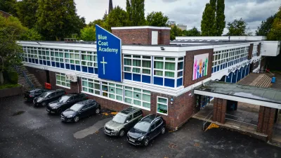Blue Coat Church of England Academy building in Walsall