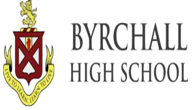 The Byrchall High School building in Wigan