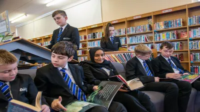 Manor Croft Academy building in Dewsbury