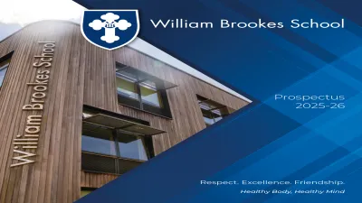William Brookes School building in Much Wenlock
