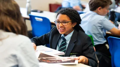 St Ives School building in St Ives