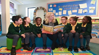 Middleton Primary School building in Milton Keynes