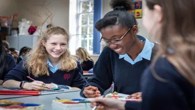 Wolverhampton Girls' High School building in Wolverhampton