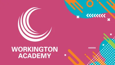 Workington Academy building in Workington