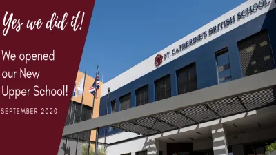 St Catherines British School building in Athens