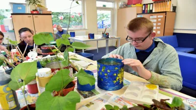 Pentland Field School building in Uxbridge