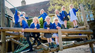 Castle Primary School building in Stoke-Sub-Hamdon