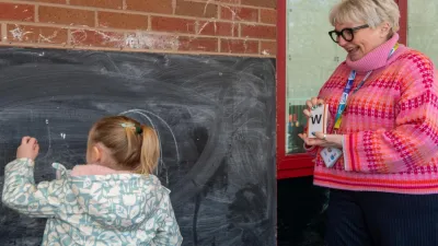 Woodloes Primary School building in Warwick