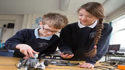 Oare Church of England Primary School building in Marlborough