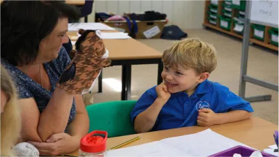 North Cerney Church of England Primary Academy building in Cirencester