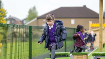 Poulton Lancelyn Primary School building in Wirral