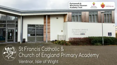 St Francis Catholic and Church of England Primary Academy building in Ventnor
