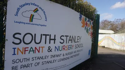 South Stanley Infant and Nursery School building in Stanley