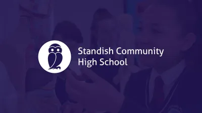 Standish Community High School building in Wigan