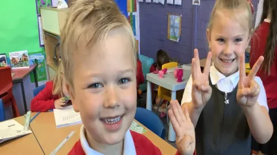 St Saviour's CofE Academy building in Stoke-on-Trent