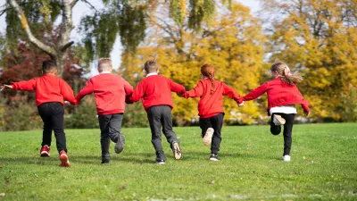 Wilbury Junior School building in Letchworth Garden City