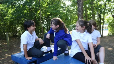 The Grange Academy building in Letchworth Garden City