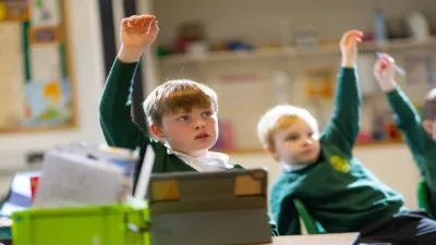 Hutton Church of England Primary School building in Weston-super-Mare