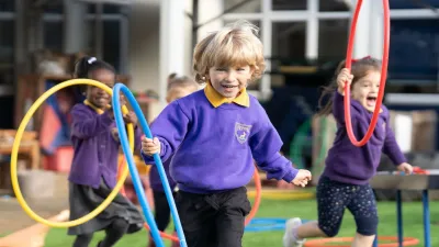 Meryfield Primary School building in Borehamwood