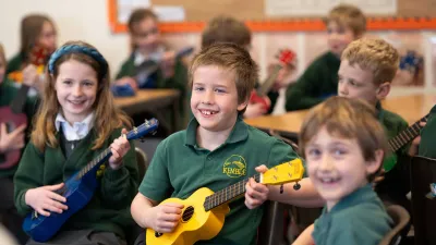 Kemble Primary School building in Cirencester