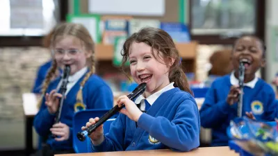 Siddington Church of England Primary School building in Cirencester