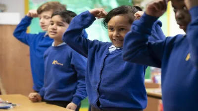 Kingsway Community Primary School building in Leamington Spa