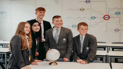 John Taylor Free School building in Burton-on-Trent