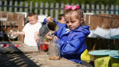 Bloemfontein Primary School building in Stanley