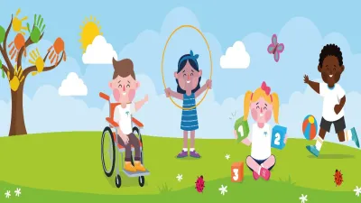 The Fountains Primary School building in Burton-on-Trent