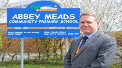 Abbey Meads Community Primary School building in Swindon