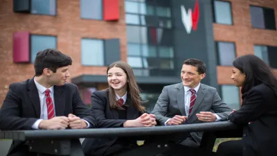Wilsthorpe School building in Nottingham
