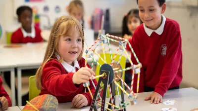 Kensington Avenue Primary School building in Thornton Heath