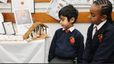 Sacred Heart Catholic School building in Birmingham