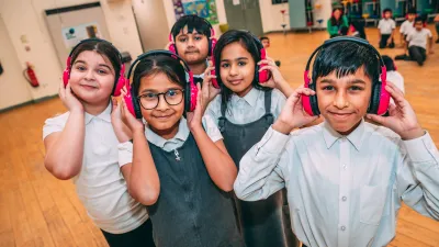 Carlton Mills building in Bradford