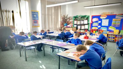 St Wilfrid's Catholic Primary School building in Blyth