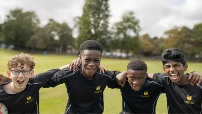 Trinity Catholic School building in Leamington Spa