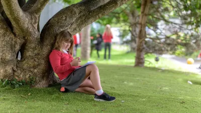St Peter's CofE Primary School building in Plymouth