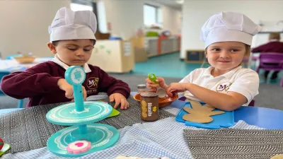 Marie Weller Primary School building in Towcester
