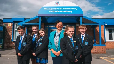 St Augustine of Canterbury Catholic Academy building in St. Helens