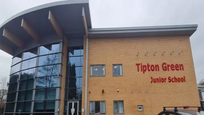 Tipton Green Junior School building in Tipton