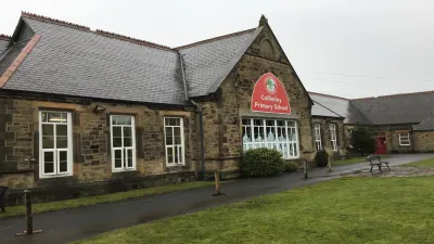 Collierley Nursery and Primary School building in Stanley