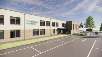 The Heights Academy building in Solihull