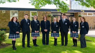 Longridge High School building in Preston