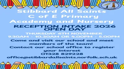 All Saints Stibbard Church of England Primary Academy and Nursery building in Fakenham