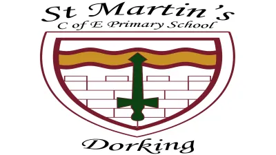 St Martin's CofE Primary School building in Dorking